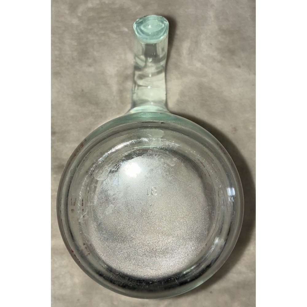 Pyrex Measuring Cup 2 Cup Glass Open Handle Red Lettering 500 ml - Picture 5 of 6
